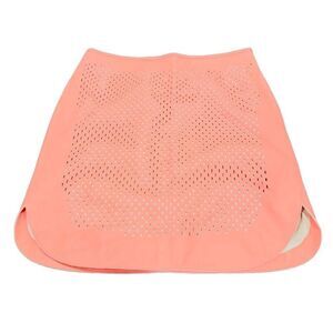 REVOLVE JAMES PER SE Coral Genuine Leather Perforated Mini Skirt Size 6